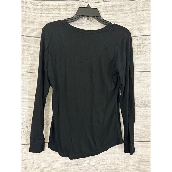 Women's black Cuddlduds thermal top Size L - Picture 2 of 2